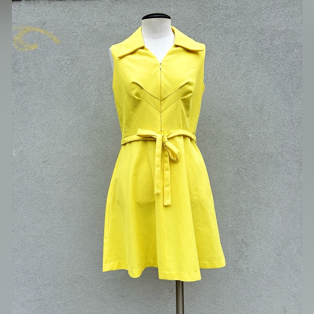 Vintage retro dress from the 70s